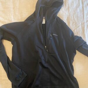 Patagonia Black Half-Zip Hoodie